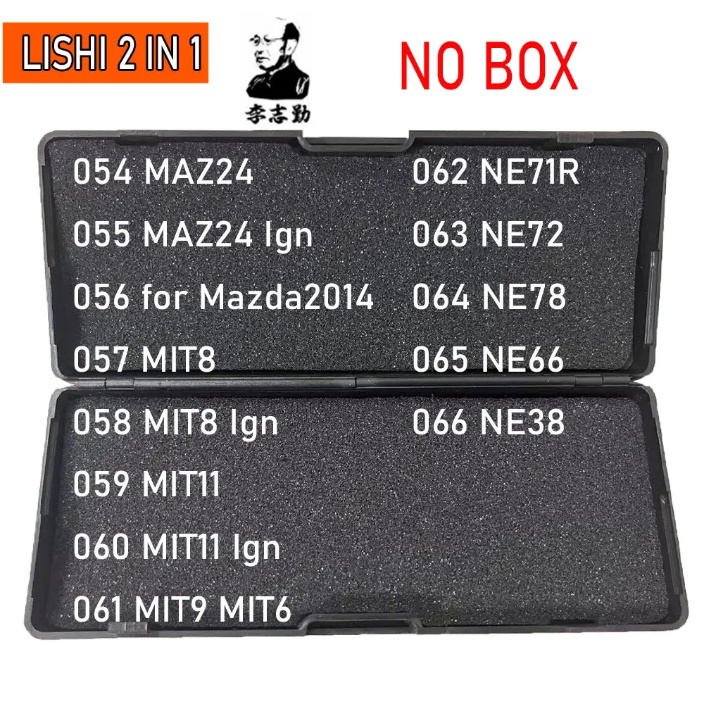 No Black Box 042-053# HY16 HY17 HY20 HY20R KIA3R KW14 K9 KY14 HY22 ICF03 ISU5 for Laguna 3 LiShi 2 in 1 Locksmith Tools