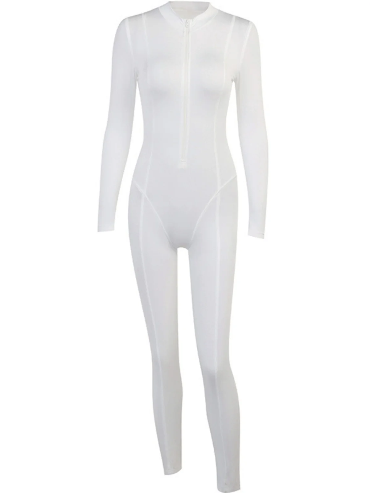 Tuta sportiva Slimfit Long Sve per donna Autunno Inverno Design a vita bassa Modello originale Tessuto in poliestere Online Exc...