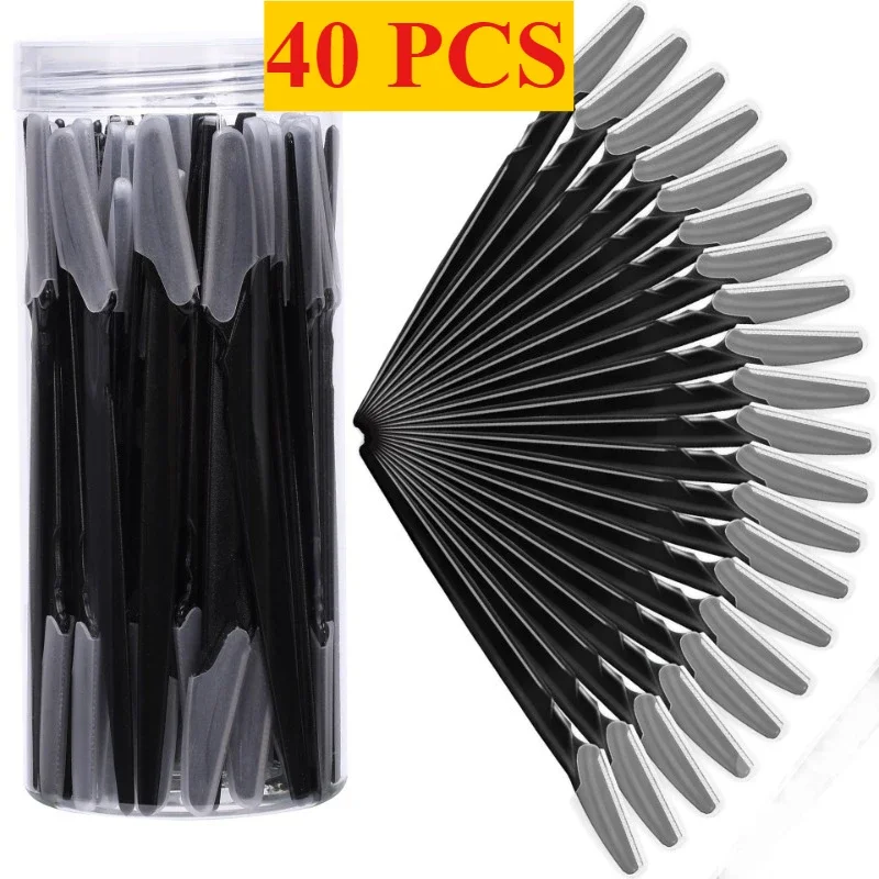vvocci 3/30/40Pcs Body Hair Removal Shaver Blades Eyebrows Shaping Knife Trimmer Makeup Beauty Tools Safe Eye Brow Razor Face