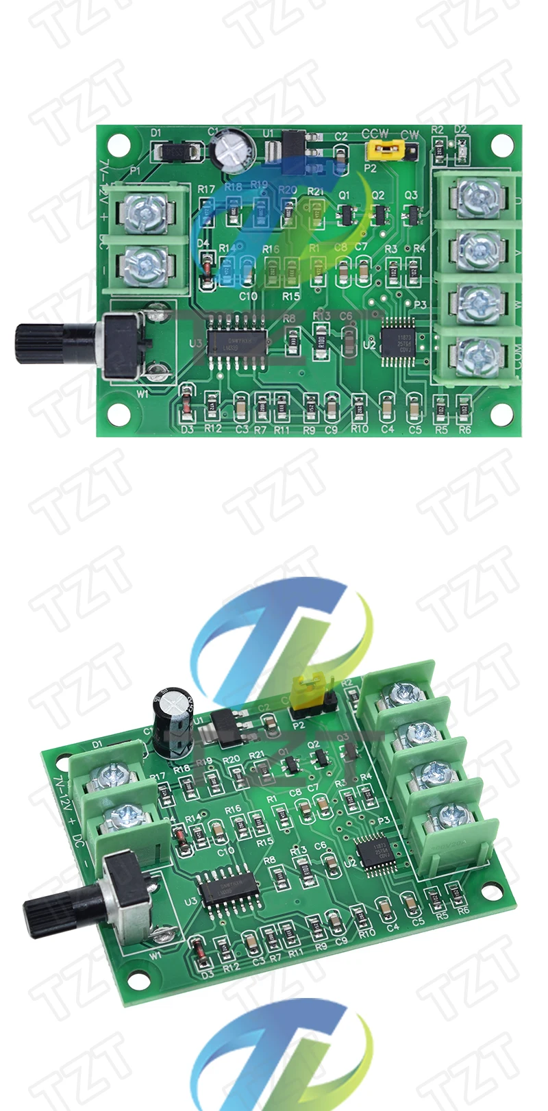 5V 12V bürstenloser Gleichstrommotor-Treiber-Controller-Board mit Rückspannungs- und Überstromschutz für Festplattenmotor 3/4-Draht – Detail 4
