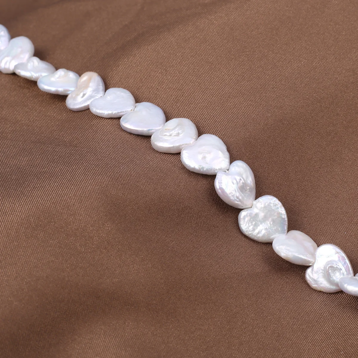 Natural Fresh Water Pearl Beads Heart Shape Spaced Isolated Loose Beaded for Jewelry Making DIY Necklace Bracelet Accessories