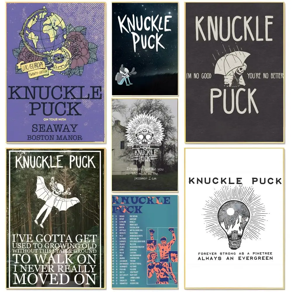 Punk Rocker K-Knuckle Puck Poster Living Room Bedroom Decorative Print Unframed Decor
