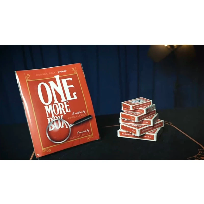 ONE MORE BOX (Gimmicks and Online Instructions) by Gustavo Raley Stage Parlor Performer Magic Tricks Beginner Magicians Props