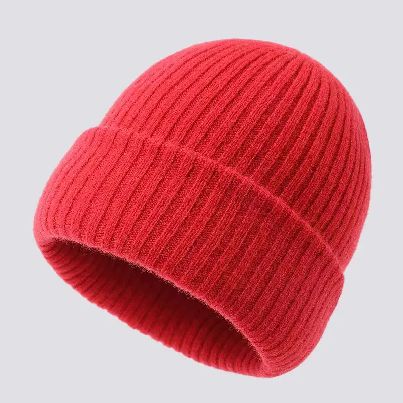 Ocatoma Beanie for Men Women Warm Winter Knit Cuffed Beanie Soft Warm Ski Hats Unisex