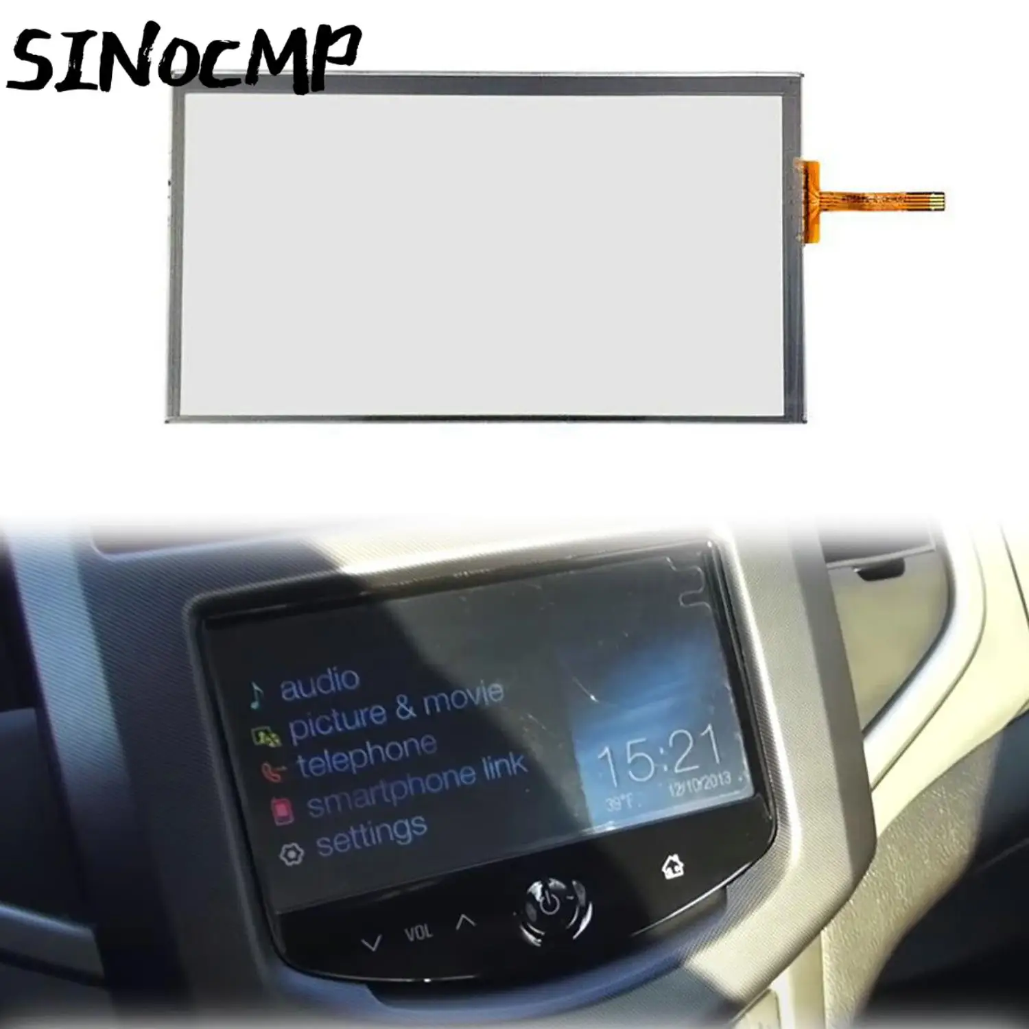 

1 Pc Touch Screen LA070WV1 LA070WV1-TD05 For Chevy Spark Sonic 2012-2016 7Inch Radio Navigation Touch Screen Dash Panels