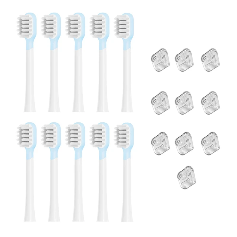 Tooth Brush Heads Electric Tooth Brush Heads For Laifen Full Range Replacement 10 Pieces Standard Fine Fur Style