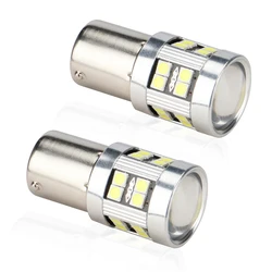 2PCS 1156 BA15S BAU15S LED Bulbs 3030 24SMD Signal Lamp PY21w Canbus Car Turn Signal Light Brake Backup Light 12V Universal
