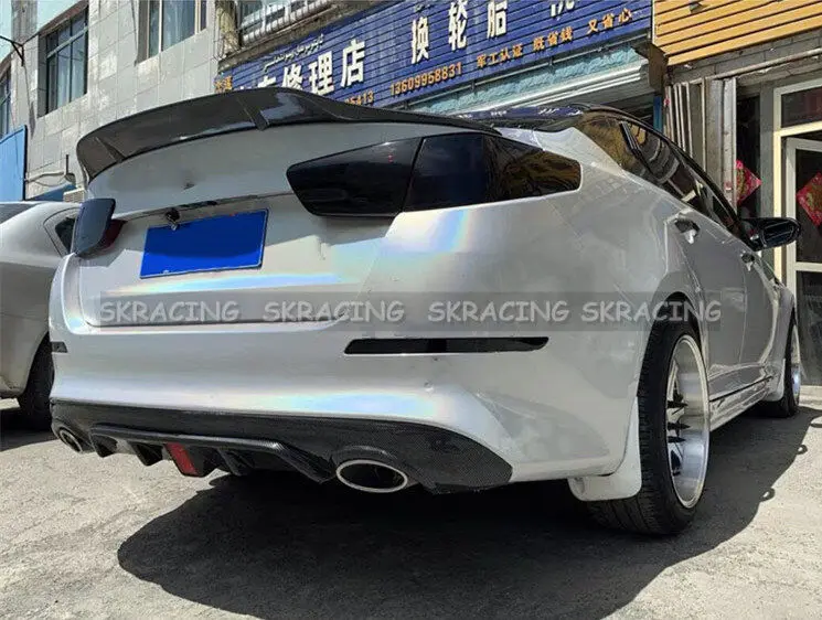 Fits KIA 2014-2015 Optima K5 Unpainted ABS Rear Bumper Diffuser Spoiler Lip Body kit