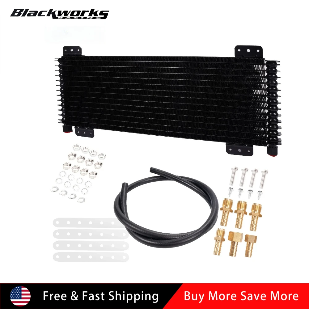 

LPD47391 LPD4739 LPD 47391 47391 Low Pressure Drop 40k Transmission Oil Cooler Kit GVW Max 40,000 LPD47391(Black)