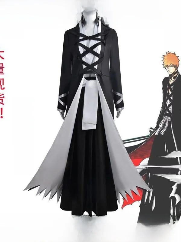 Halloween Death God Duizend Jaar Bloed Oorlog Cosplay Toneelkostuum Bla Ichigo Dead Domination Unmoon Cosplay Prestaties Sta...
