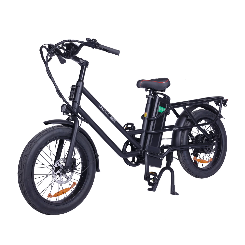 Vélo électrique pour adultes GOGOBEST GF200, batterie 48V15.6Ah, vélo électrique avec pneus larges de 20 pouces