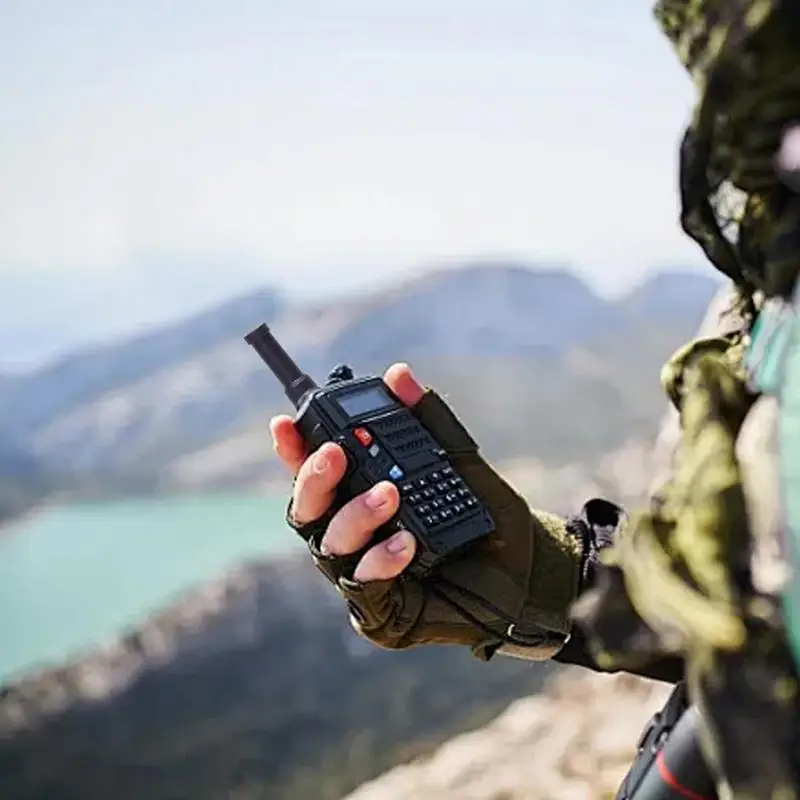 Antenne de transmission radio portable 1,57 pouces, interphone à gain élevé, pièces de système d'émetteur pour le camping et la randonnée