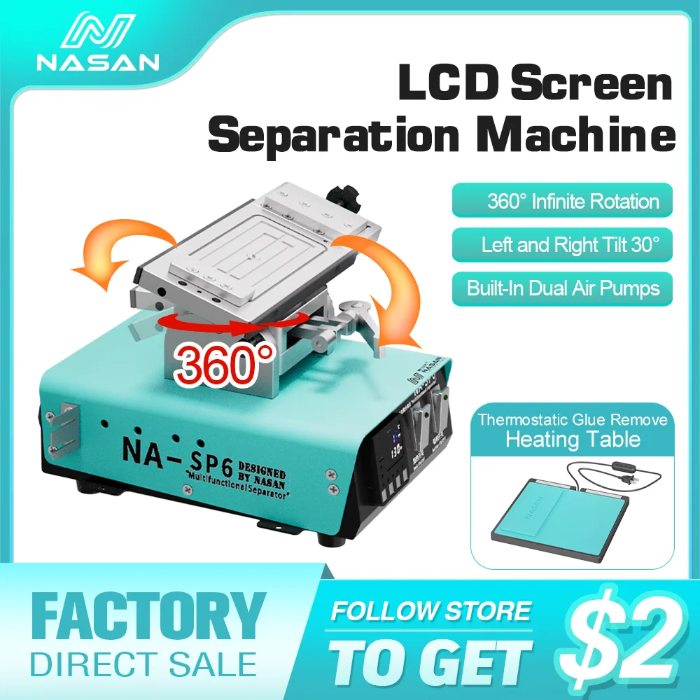 NASAN SP6 7-Inch LCD Screen Separator Tool