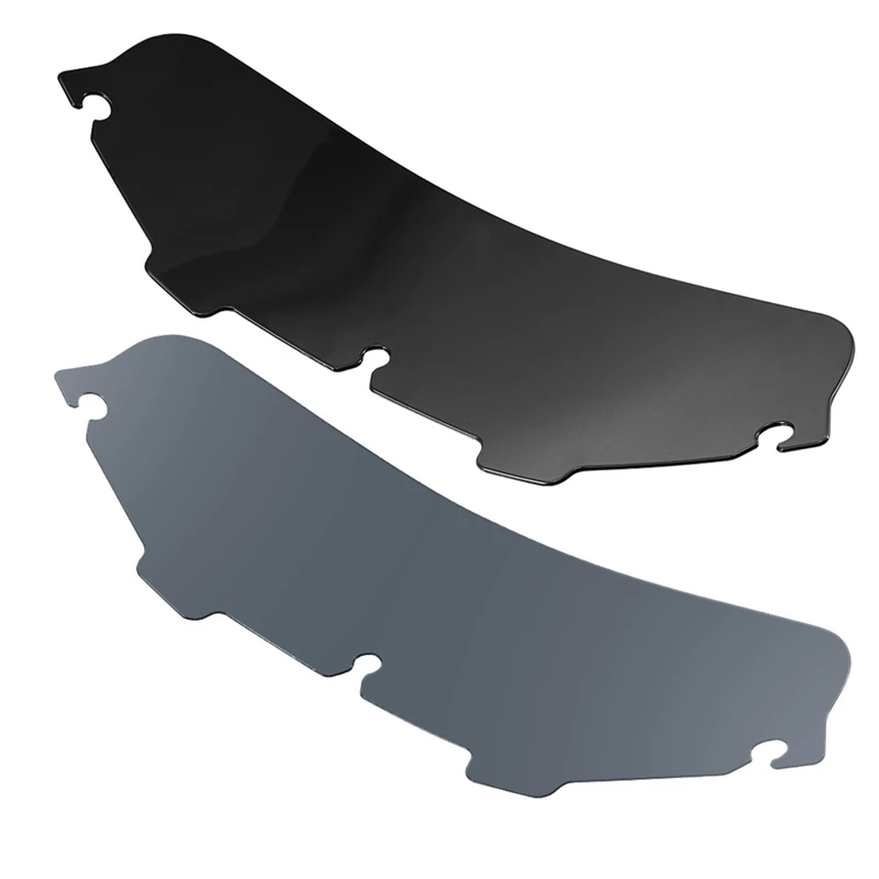 Motorcycle Windshield Fairing 6Inch Windscreen Deflector Cover For  Electra Street Glide FLHX FLHT 1996-2013 image 4