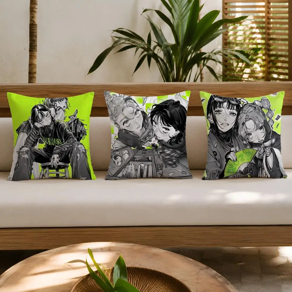 The G-Guy She Was Interested In Wasn't A Guy At All Cushion Cover Double-Sided Plush Sofa Pillow Case Organic Invisible Zipper