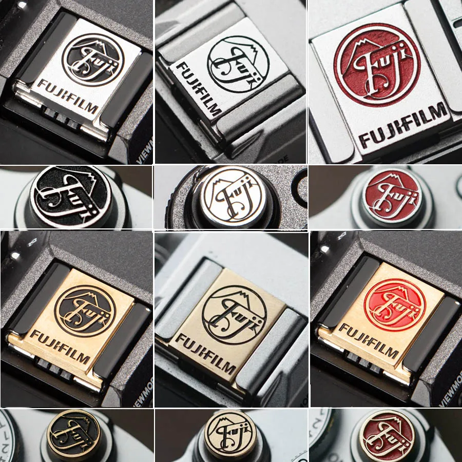 Couvercle de chaussures chaudes en m�tal, bouton de d�clenchement pour Fujifilm X100VI X-T50 X-T5 XM5 X-T30 Xpro3 X100F X-E4 Leica Olympus Canon