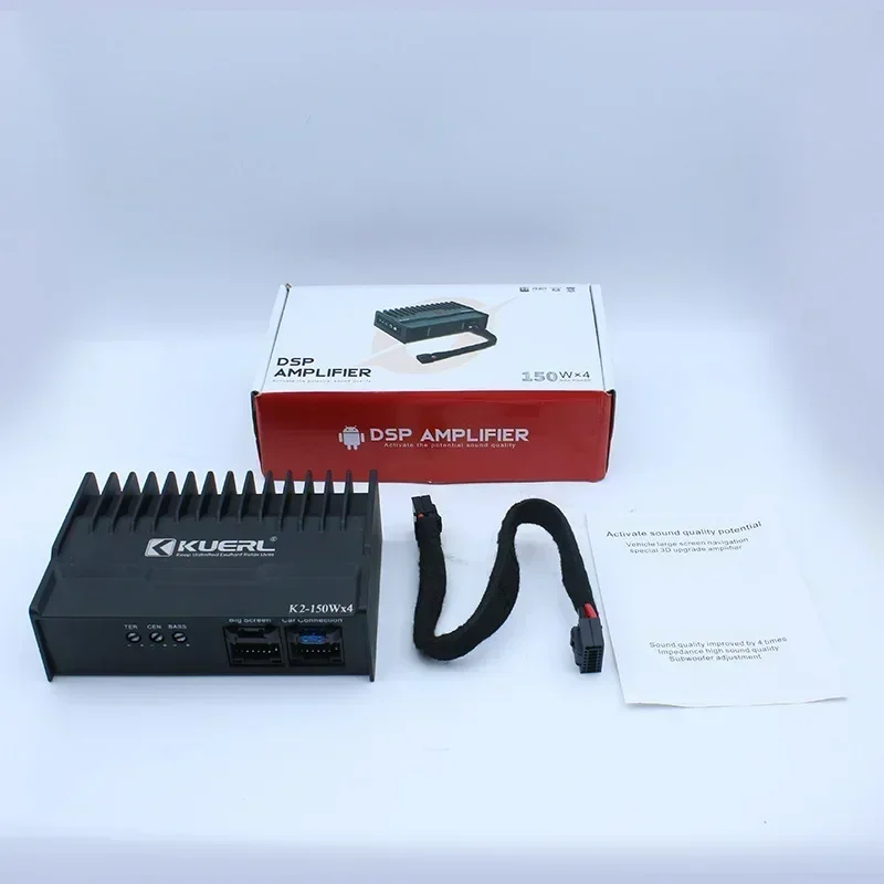 

Надежный 4-канальный 4-омный автомобильный аудиоусилитель с DSP для Android-магнитол с большим экраном, без потерь, с функцией усиления мощности