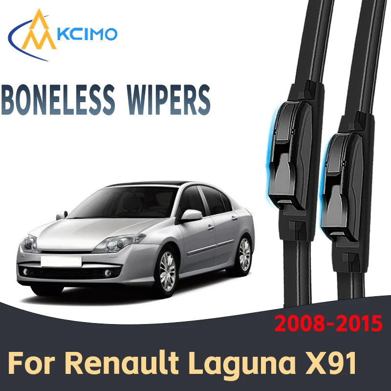 

Easy Install Wiper Kit For Renault Laguna X91 08-15 Natural Rubber Windshield Wipers Durable Silent Car Care Replacement Parts