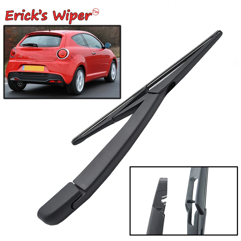 

Стеклоочиститель Erick, 12 дюймов, комплект щеток и рычагов заднего стеклоочистителя для Alfa Romeo MiTo 2008-2017, лобовое стекло, задняя дверь, окно