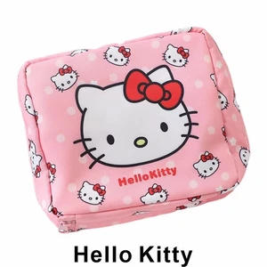 2024 خريف / شتاء منتج جديد Hello Kitty حقيبة شهرية لطيفة فتاة القلب المحمولة حقيبة تخزين نظيفة محمولة سعة كبيرة أعلى 6 مبيعات لحقائب السفر اليابانية - رقم 2