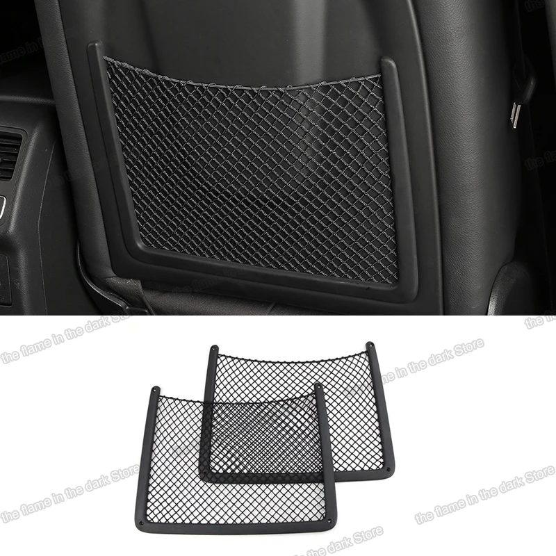 

Abs Nylon Car Seat Back Net Storage Bag for Audi A4 Q3 A3 A6 Q5 Q7 Interior Accessories Mouldings Styling Auto b9 sport s line