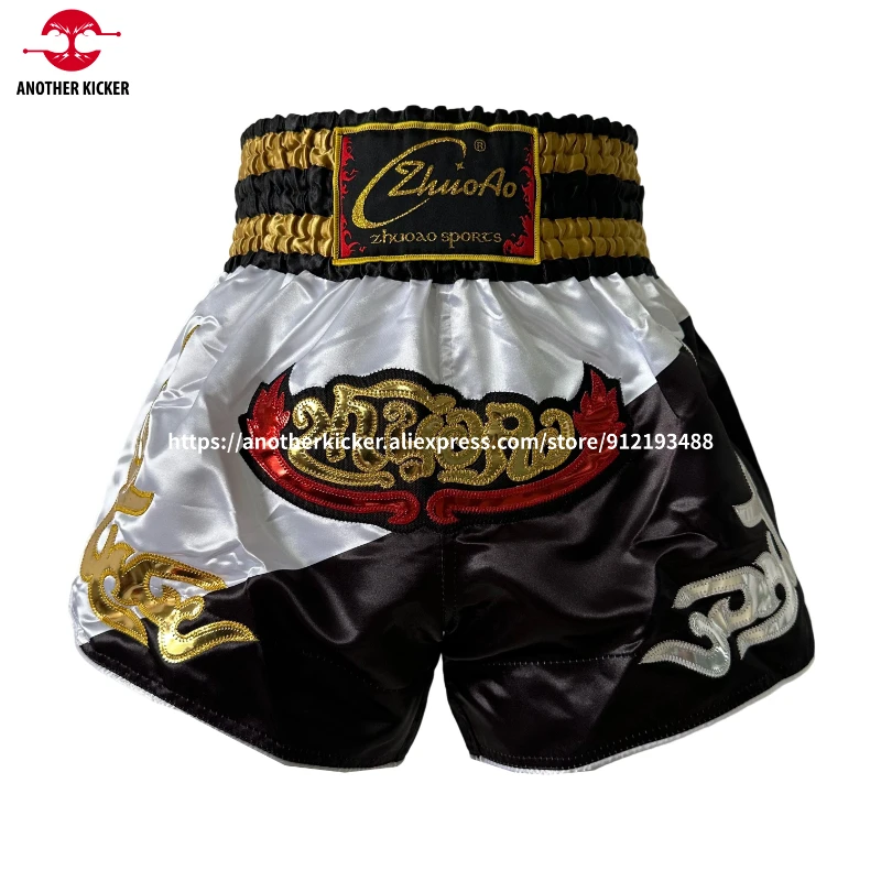 

Boxing Shorts Men's Elastic Waist Breathable Muay Thai Shorts Women Kids Quick-Dry Training Competition BJJ MMA Fighting Trunks