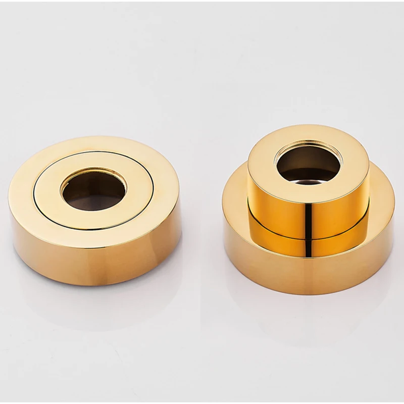 Copper Decorative Plate Base Chassis Panel Round Adjustable Height Bathroom/Kitchen Faucet Shower Tap Accessories