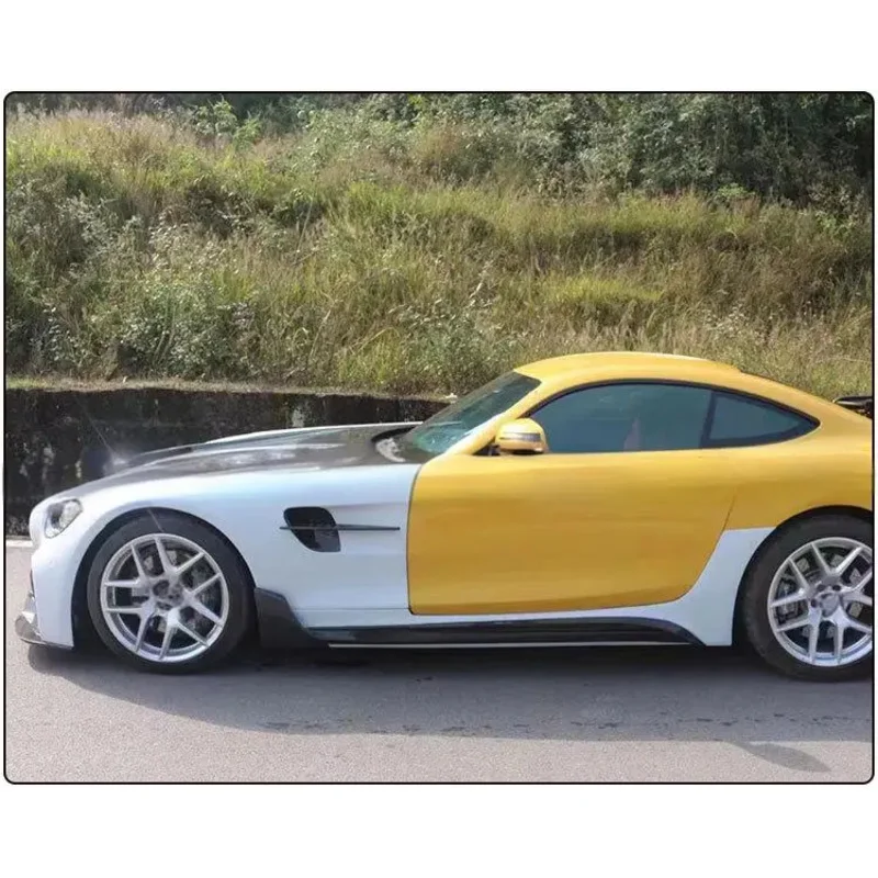 لوح أوراق من ألياف الكربون عالي الجودة بفتحة مفتوحة 2016+ لـ GT ببابين معدلة PRO #5