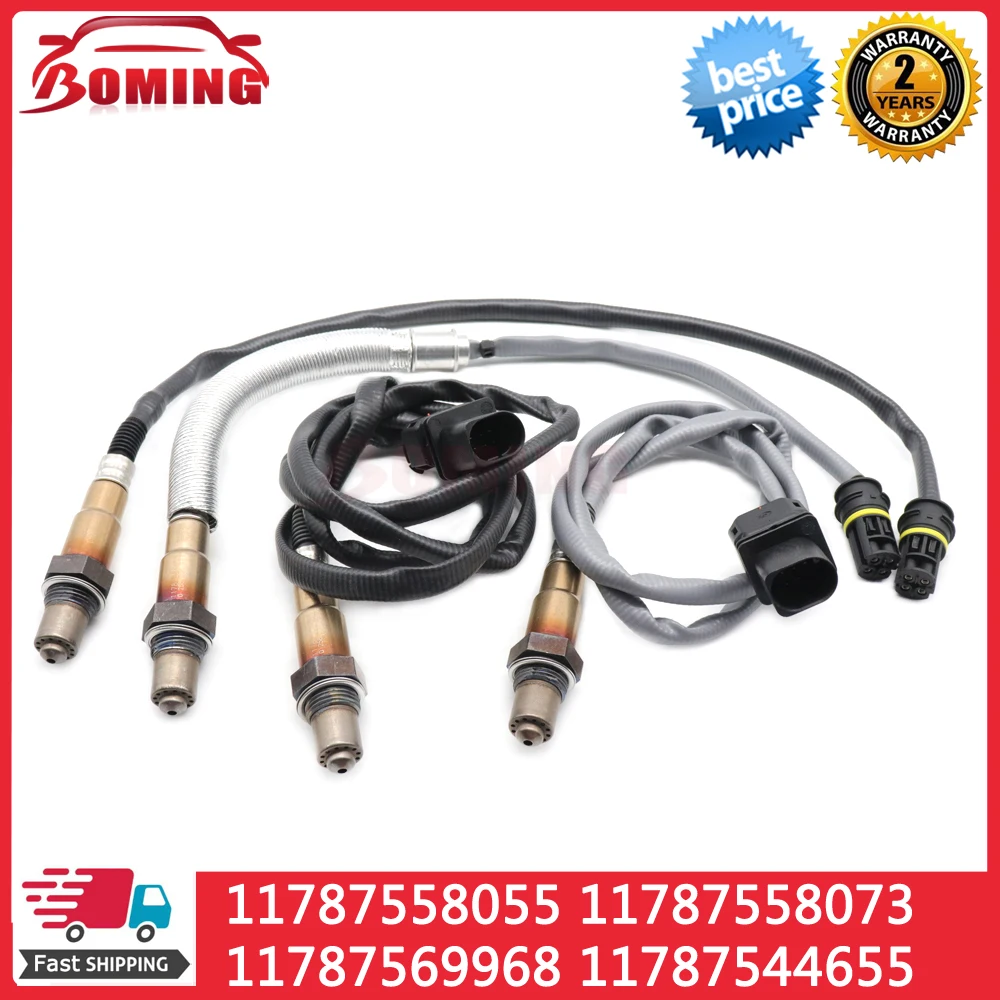 Upstream&Downstream O2 Oxygen Sensor 11787558055 11787558087 11787545074 11787545075 For BMW E82 E88 E89 E90 E92 Z4 135i 335i