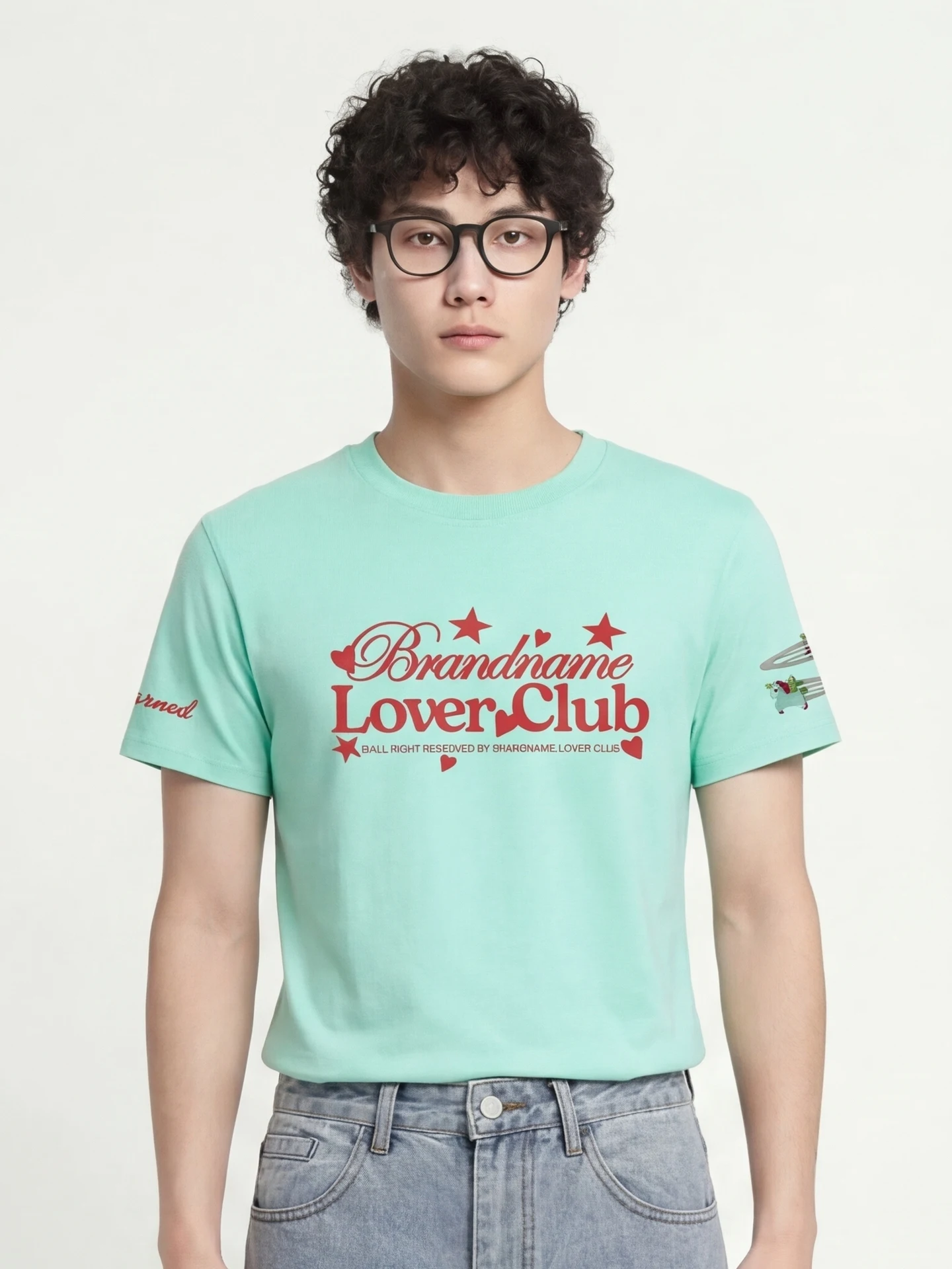 t-shirt-decontracte-a-manches-courtes-red-caring-unisexe-pour-l'ete-protection-solaire-cache-cou-leger-respirant-confortable