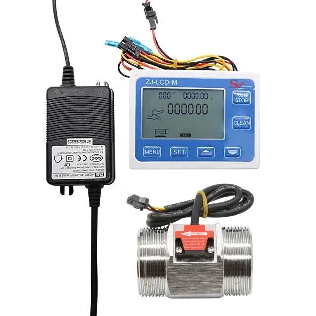 

ZJLCD-M Digital Display G1.5'' DN40 Flowmeter Stainless Steel 5 -150LPM Totalizer Water Sensor Quantitative Control Flow Meter