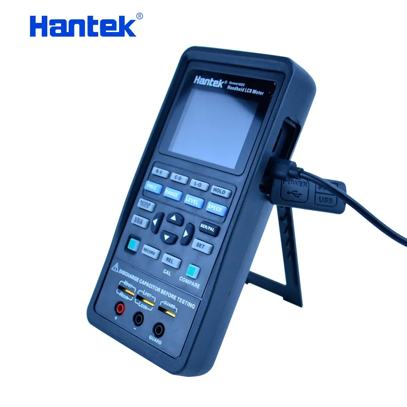 Hantek 1832C/1833C Digital Bridge LCR Meter Portable Handeld Inductance Capacitance Resistance Measurement Tester Tools