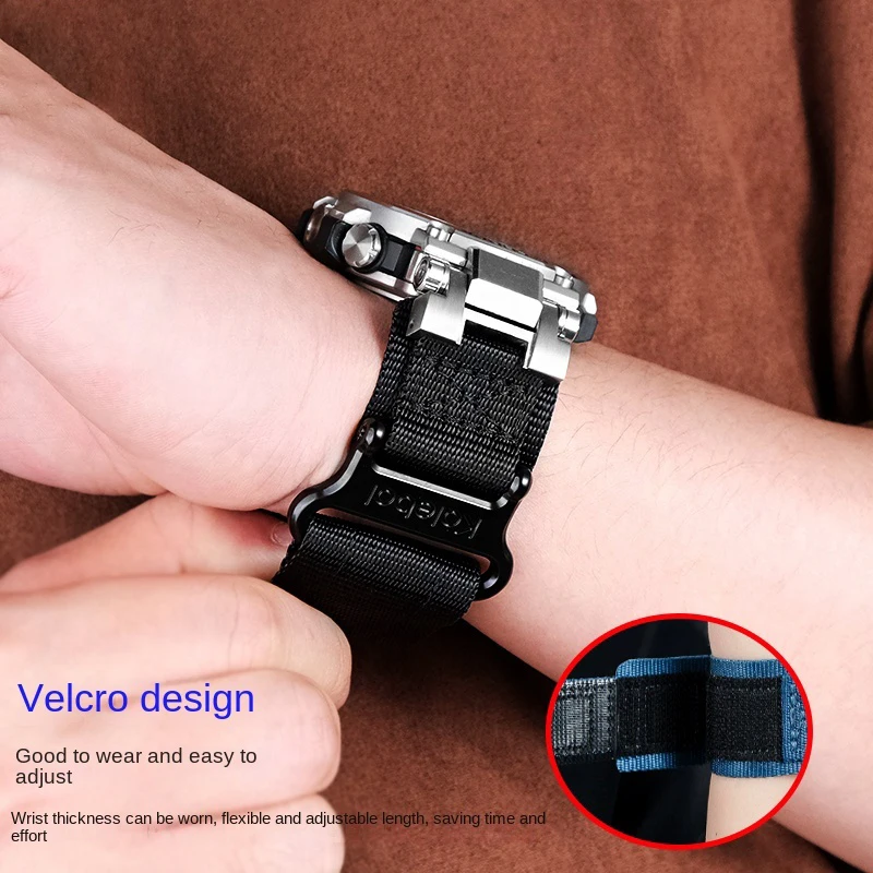 Modified MTG B1000 adapter+nylon strap for Casio 5544 MTG-B1000 fabric strap canvas strap bracelet men's watchband accessories