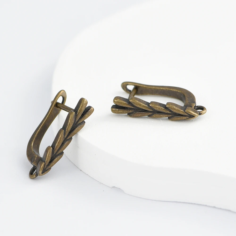 33 Stile YANASI NEU 1 Paar Antik-Bronze Ohrring-Haken für DIY Schmuckherstellung Zubehör Großhandel – Detail 11