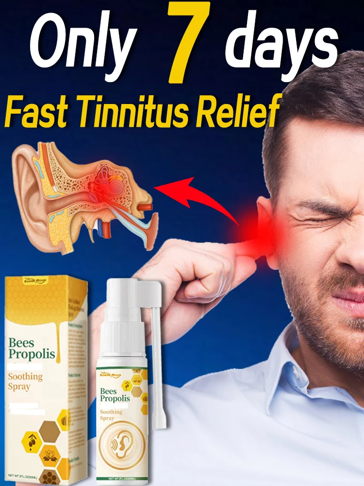 Tinnitus spray Relief Earache Alleviate Deafness Itching