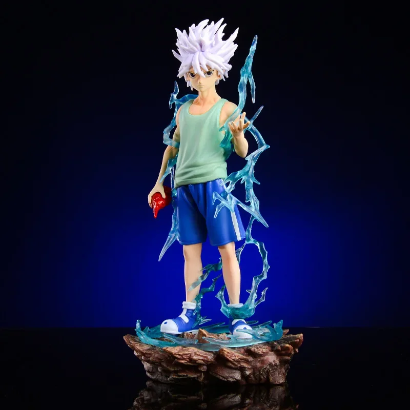 22cm Anime Figure Killua Zoldyck Action Figure Animation Derivative Hot Anime Character Figure Collectible Doll Model Peripheral