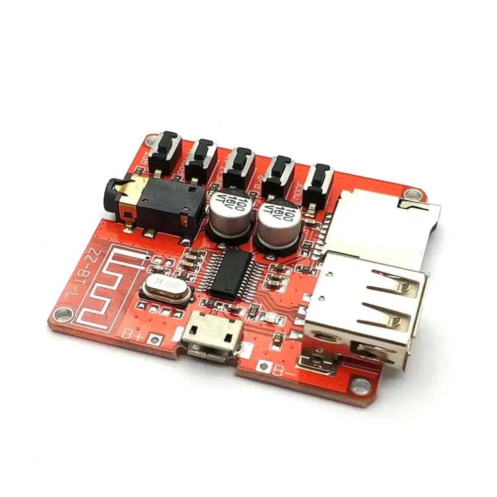 Bluetooth MP3 Decoding Module Audio Receiver Board Lossless Car Speaker Amplifier Modification Bluetooth 4.1 Circuit DIY