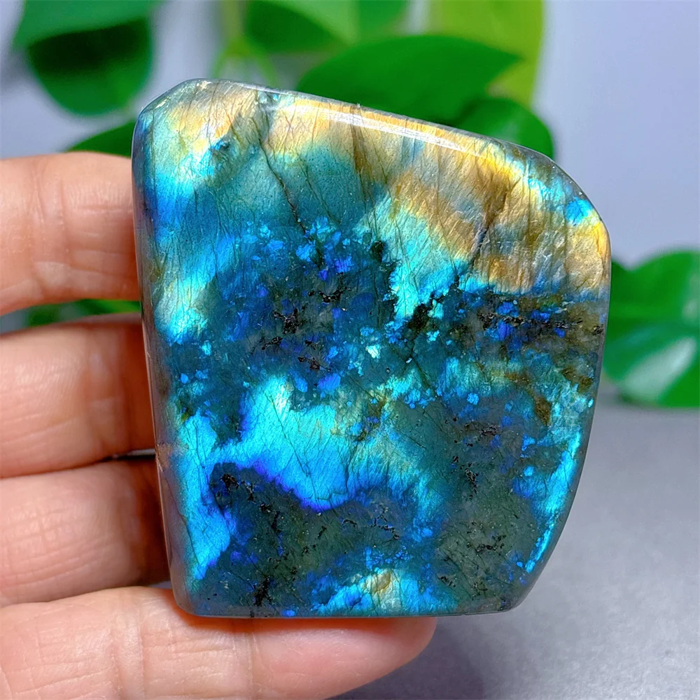 Blue Labradorite Free Form Crystal Natural Stone Quartz Stone Minerals Home Decoration Reiki Energy Healing Craft Gifts Luck