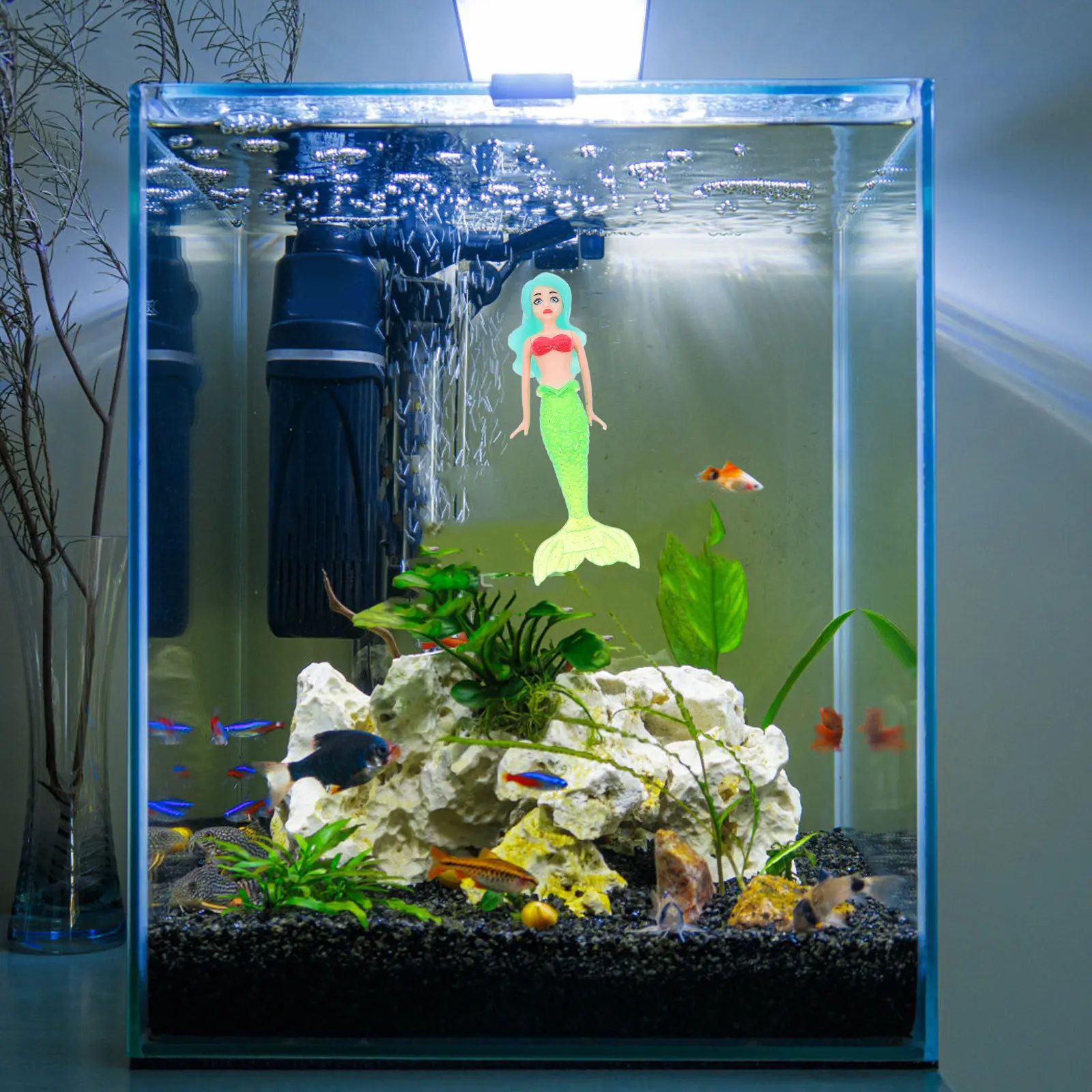 

Набор из 4 игрушек для плавания в виде русалок для детей: игрушки для подводного плавания и тренировок, забавные игрушки для бассейна