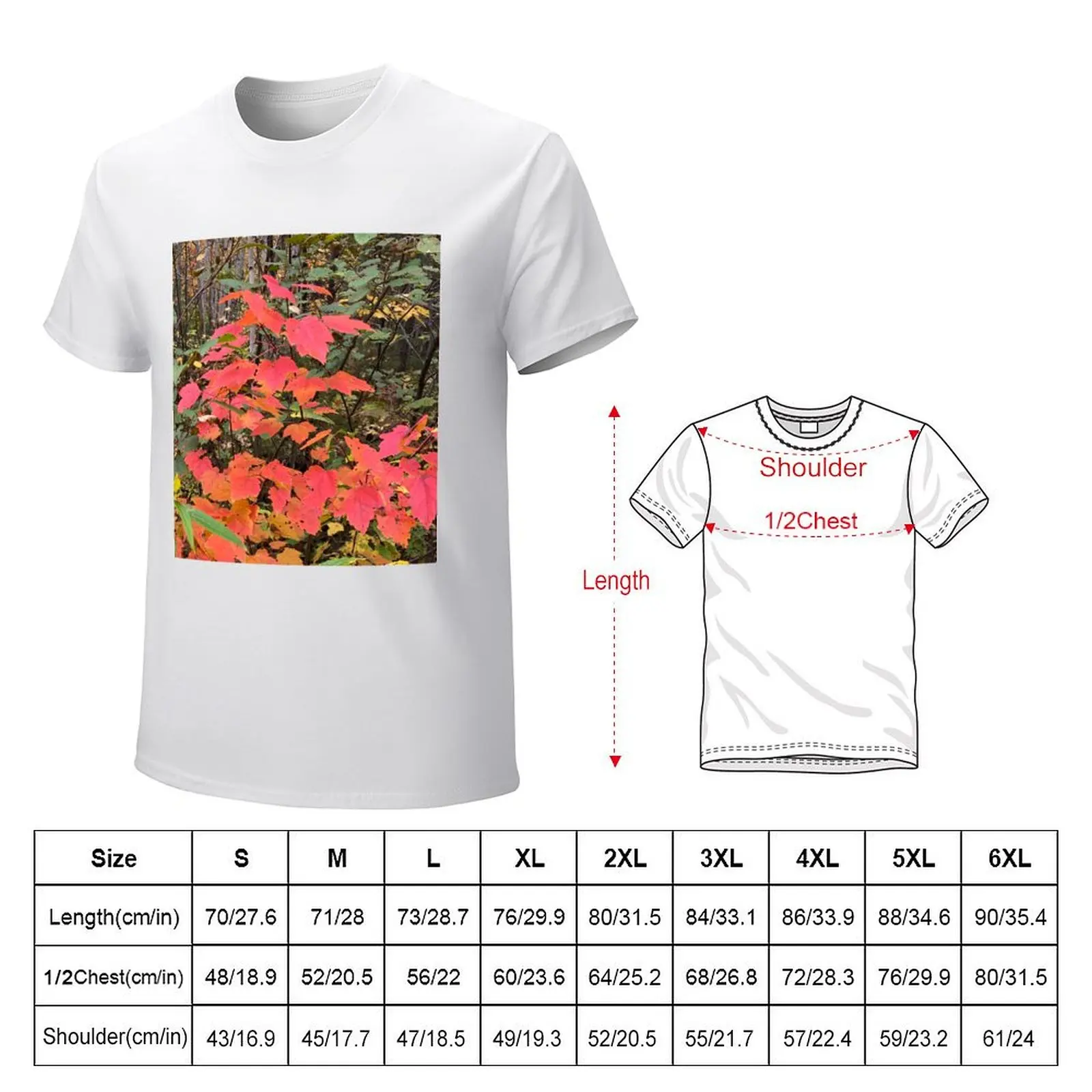 Fall Leaves Close up T-Shirt blanks blacks oversized t shirts for men