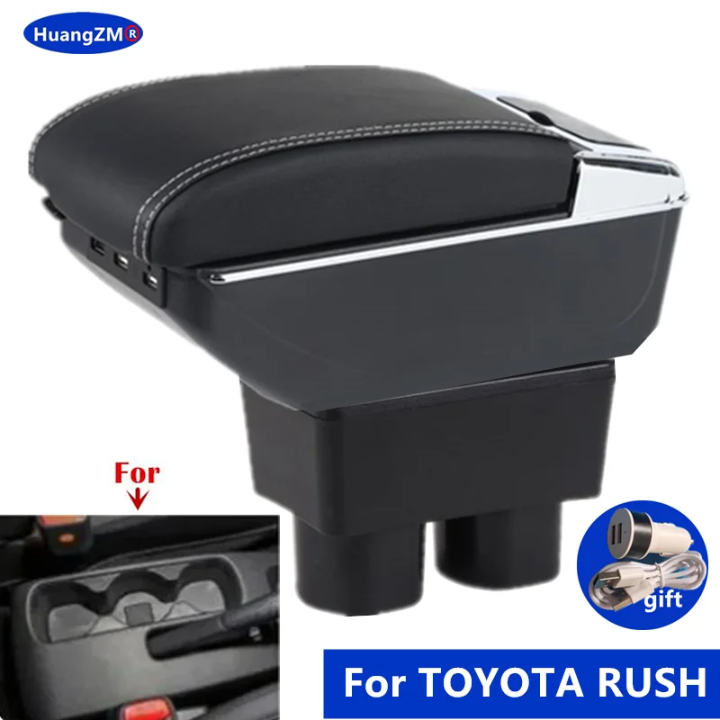 Für TOYOTA RUSH Armlehne Box Für Toyota Avanza Rush Auto Armlehne box Lagerung box Innen Gewidmet Retrofit Auto Zubehör