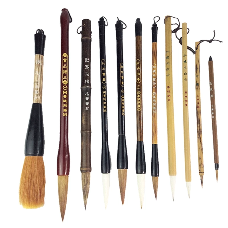 

Chinese Painting Brush Landscape Watercolor Painting Brushes Set Multiple Hairs Line Drawing Brush Chinese Calligraphy Brush Pen