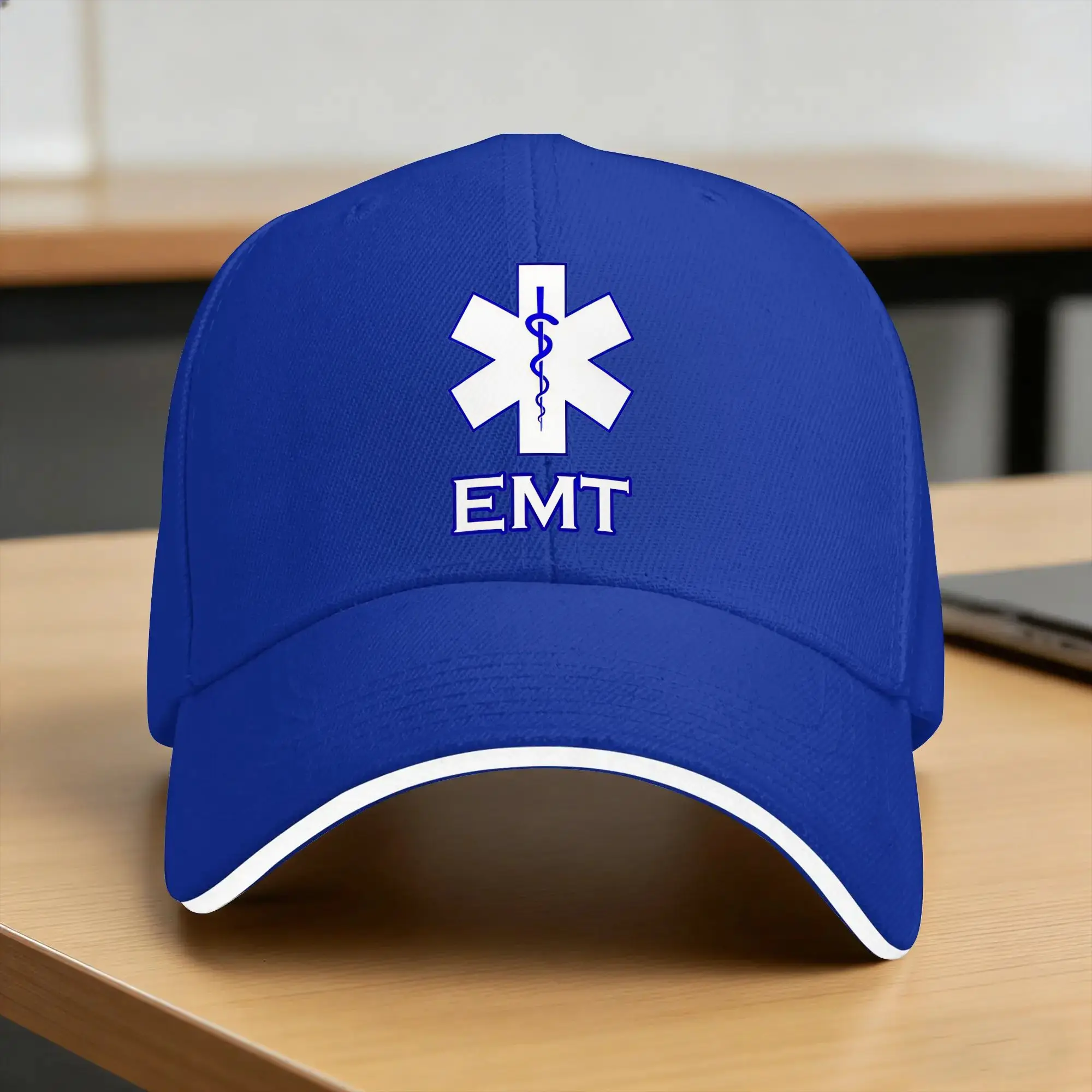 EMT Emergency Medical Technician Baseball Cap  Outdoor Sports Adjustable Trucker Hat Couple Women Vintage Design Baseball Caps