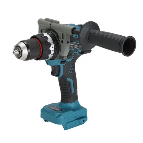 13mm 160NM 무선 드릴 브러시리스 임팩트 드릴 자동 잠금 척 아이스 드릴 낚시, 안티 트위스터 자이로 센서, 배터리 없음