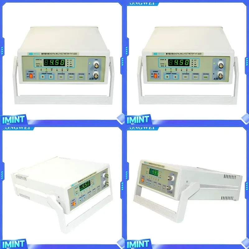 Longwei TVT-322D Dual Channel Digital Millivoltmeter Millivolt Meter Tester Double Multi-Functions Measuring