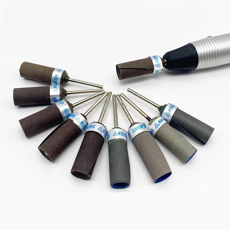 

1PC 180-10000 Cylindrical Sandpaper Rod Grinding Head 2.35MM Handles Used for Polishing and Grinding Tools in Jewelry Production
