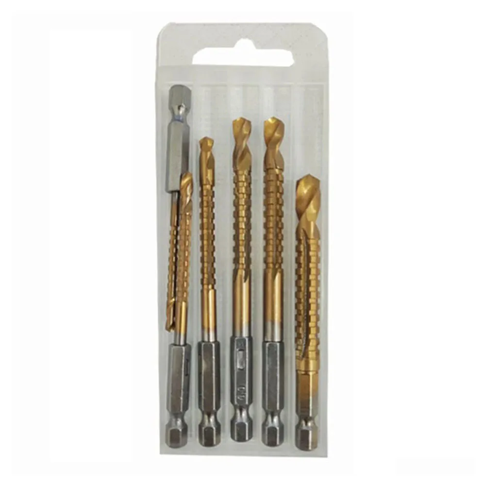 

Metal Drill Bits Drill Bits Portable Plastic Box Quickly Decreases Friction Straight Shank Wood Hex Shank Drill Bit