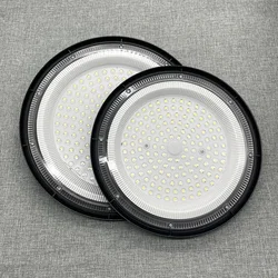 100W 150W 200W Super Bright UFO LED HighBay Light 85-265V Waterproof Commercial Industrial Market Warehouse Garage Workshop Lamp