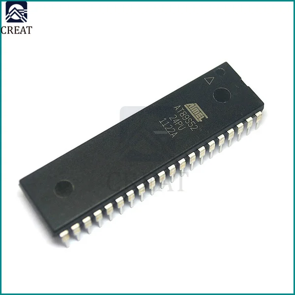 AT89S52 AT89S52-24PU IC Chips Atmel Microcontroller DIP-40 Original Integrated Circuit