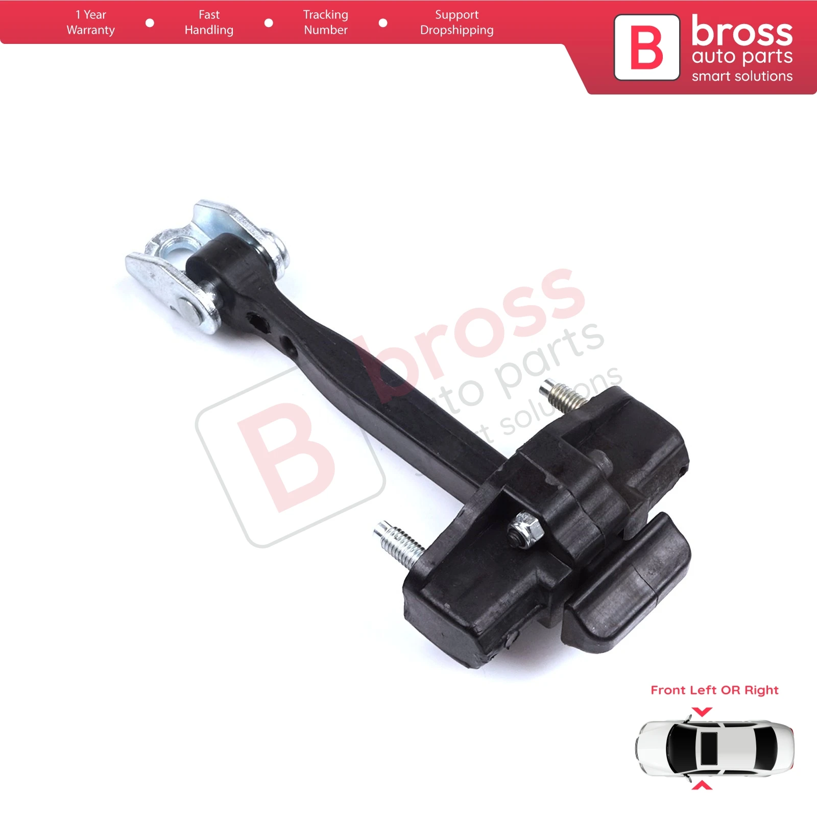 

BDP1272 Front Left or Right Door Catch Hinge Brake Stop Check Strap Limiter for Fiat 500L 351 352 2012-2022 51883508